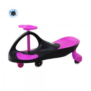 لوپ کار چرخ ژله ای چراغدار رنگ مشکی سرخابی  LOOPCAR
