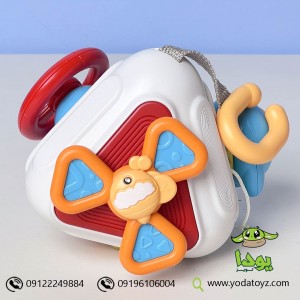 اسباب بازی بیزی بال 4 در 1 مدل مثلثی  RT1601