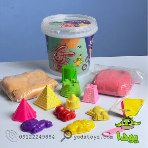 شن جادویی (خمیر شنی) با  ابزار یک کیلویی برند لوکی