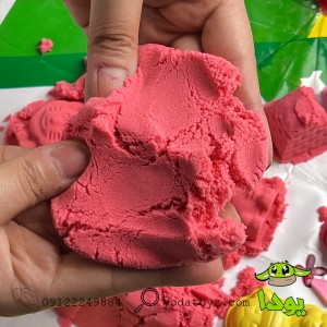 شن جادویی (خمیر شنی) با  ابزار یک کیلویی برند لوکی