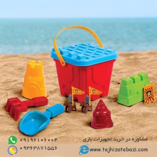 سطل شن بازی زرین