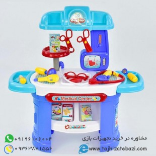 میز تجهیزات پزشکی کودک با ابزار پزشکی کد 008-913