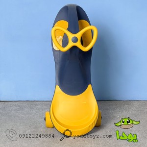 پلاسماکار کودک چرخ ژله ای و چراغدار رنگ سورمه ای