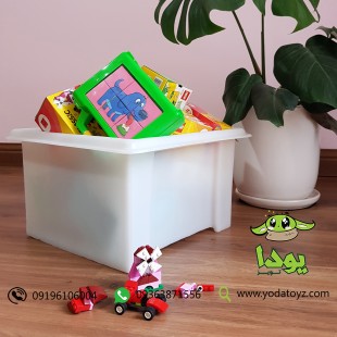 باکس اسباب بازی اتاق کودک رنگ سفید