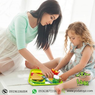 ست فست فود اسباب بازی با همبرگر و سیب زمینی برند nitoys