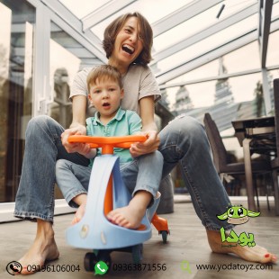 پلاسماکار چرخ ژله ای و چراغدار وارداتی یوداتویز
