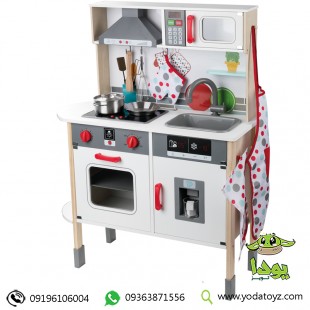 آشپزخانه چوبی کودک بزرگ برند Lidl Wooden Toy Kitchen