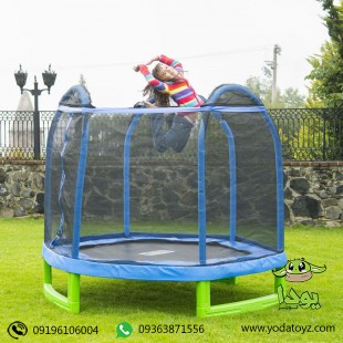 ترامپولین کودک بزرگ ( دو نفره ) قطر 210 سانتی متر وارداتی golden playmart