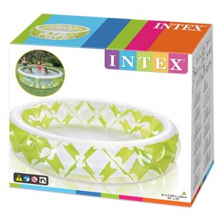استخر بادی اینتکس طرح فرفره( intex pinwheel ) کد 57182