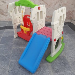 تاب و سرسره خانگی مدل قلعه