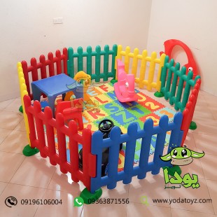 پارک حفاظ کودک و نوزاد مدل نرده درختی (با قابلیت اضافه شدن ضلع)