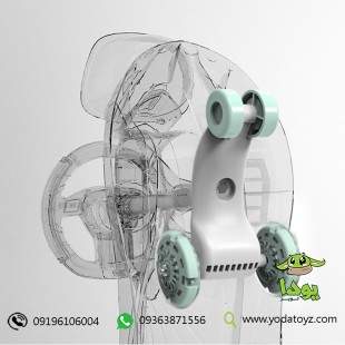 سه چرخه کودک پلاسماکار طرح جدید چرخ ژله ای و چراغدار سبد دار  plasmacar