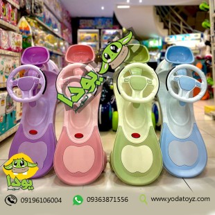 سه چرخه کودک پلاسماکار طرح جدید چرخ ژله ای و چراغدار سبد دار  plasmacar