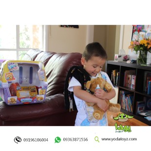 سگ رباتیک پشمالو برند snuggles little live pets کد 28185
