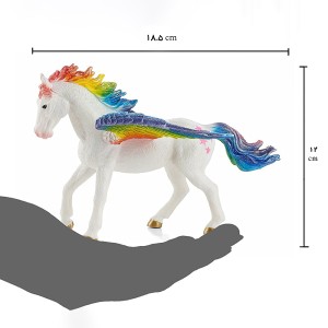 فیگور پگاسوس رنگین کمان برند موجو 387295 - MOJO RAINBOW PEGASUS FIGURE