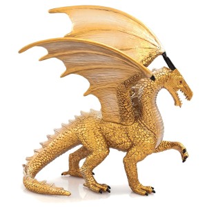 فیگور اژدهای طلایی برند موجو 387256 - MOJO GOLDEN DRAGON FIGURE