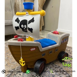 کشتی دزدان دریایی سوار شدنی کودک برند LITTLE TIKES