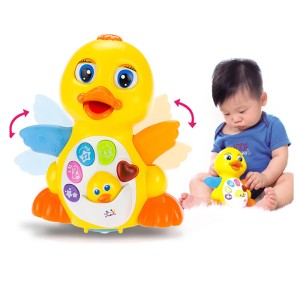 اردک هوشمند کودک برند هولی تویز - huile toys intelligent dancing duck