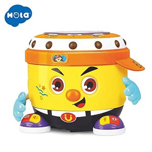 درام موزیکال آموزشی برند هولی تویز 6107 - HUILE TOYS PARTY DRUM