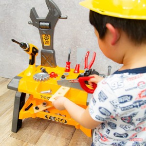 میز ابزار کودک با دریل 42 تکه برند smart tools
