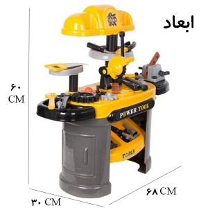 اسباب بازی میز ابزار و نجاری حرفه ای کودک برند Xiong Cheng مدل 008912