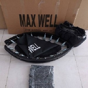 ترامپولین دو بار تاشو قطر 120 سانتیمتری فنری برند maxwell