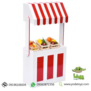 دکه میوه فروشی چوبی اسباب بازی