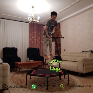 ترامپولین 6ضلعی دسته دار ثابت قطر 130 کشی maxwell
