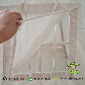 چادر بازی کودک سرخپوستی با تشک مدل زرافه