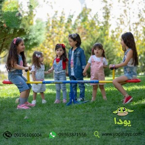 الاکلنگ کودک فلزی مدل چرخشی ایرانی