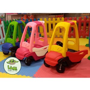 ماشین پایی کودک سقف دار *وارداتی* Cool Wheels Baby Cozy Coupe Car Red WJ015