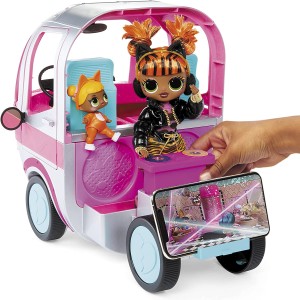 اسباب بازی دخترانه ماشین کاروان برند ال او ال -L.O.L. Surprise 4 in 1 Glamper Fashion Camper