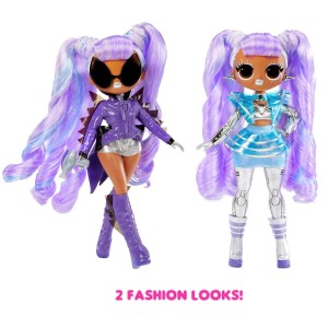 عروسک ال او ال مدل راکستار 577898-L.O.L. Surprise! OMG Movie Magic Gamma Babe Fashion Doll