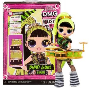عروسک ال او ال مدل راکستار 577584-LOL Surprise! OMG Remix Rock Bhad Gurl Fashion Doll MGA