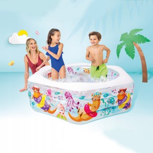 استخر بادی 6 ضلعی 772 لیتری برند اینتکس - INTEX 56493