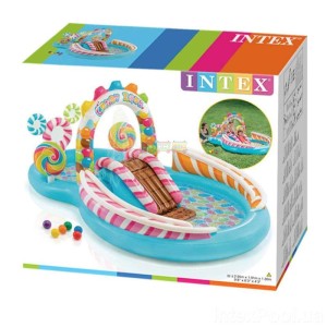 استخر بادی سرسره دار 374 لیتری برند اینتکس - INTEX 57149