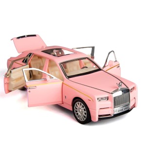 اسباب بازی ماشین فلزی عقب کش و کلکسیونی مدل رولز رویس فانتوم -ROLLS ROYCE PHANTOM