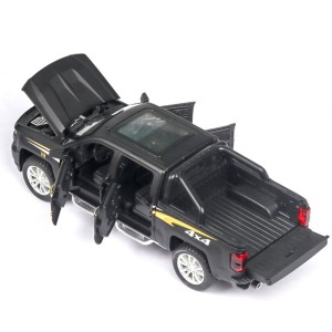 اسباب بازی ماشین فلزی عقب کش و کلکسیونی مدل شورولت سیلورادو-CHEVROLET SILVERADO 1500