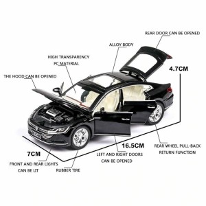 اسباب بازی ماشین فلزی عقب کش و کلکسیونی مدل فلکس واگن پاسات-VOLKSWAGEN PASSET