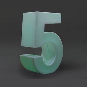 استند عدد 5 نورانی ارتفاع 100سانتیمتری LED