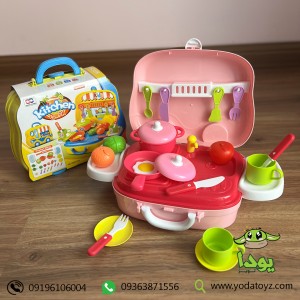 اسباب بازی آشپزخانه کودک مدل کیف دستی طرح ون 008915 XIONG CHENG