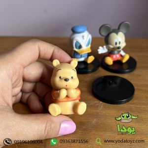 فیگور 3 عددی شخصیت های دیزنی ( پو , میکی موس , دانل داک )