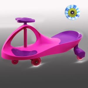 لوپ کار چرخ ژله ای چراغدار رنگ سرخابی بنفش LOOPCAR