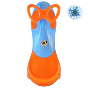 لوپ کار چرخ ژله ای چراغدار رنگ آبی  با نشیمن نارنجی LOOPCAR