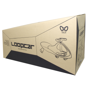 لوپ کار چرخ ژله ای چراغدار رنگ زرد با نشیمن آبی  LOOPCAR