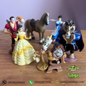 اکشن فیگور 6 عددی دیو و دلبر
