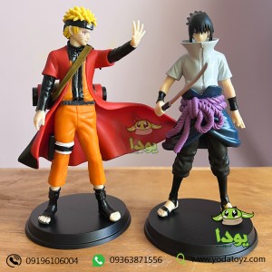 اکشن فیگور دو عددی ناروتو و ساسکه- naruto &suske action figure