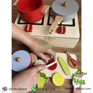 اسباب بازی اجاق گاز چوبی