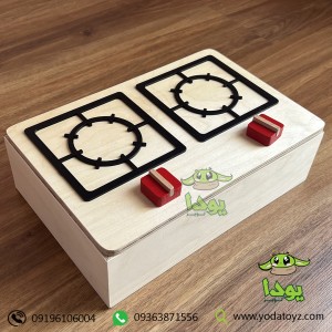 اجاق گاز چوبی اسباب بازی
