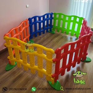 پارک کودک پایه دار مدل پرچین  (با قابلیت اضافه شدن ضلع)